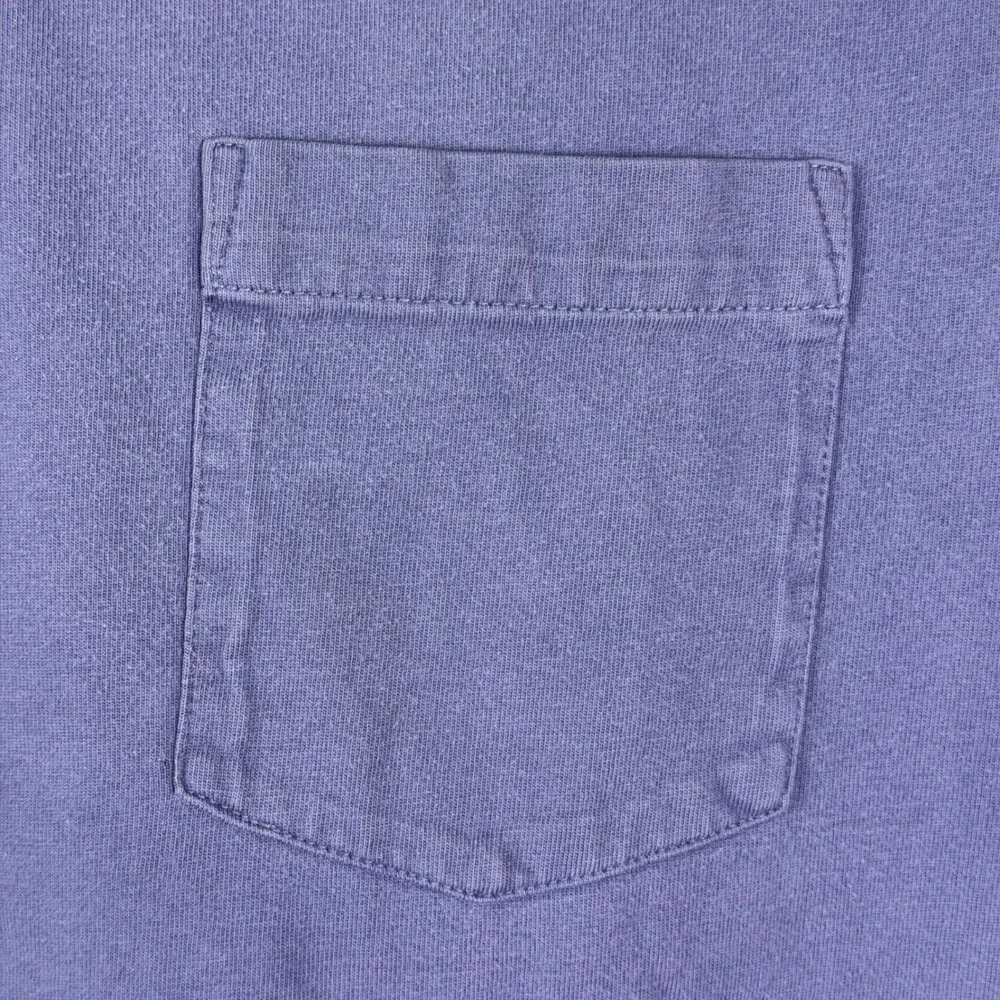 Vintage Polo Ralph Lauren Polo Shirt Mens XXL Blue Solid Cotton Pocket Classic